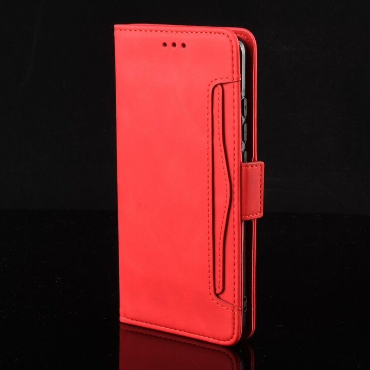 Чехол Deexe Wallet Stand для HMD Skyline - Red: фото 7 из 8