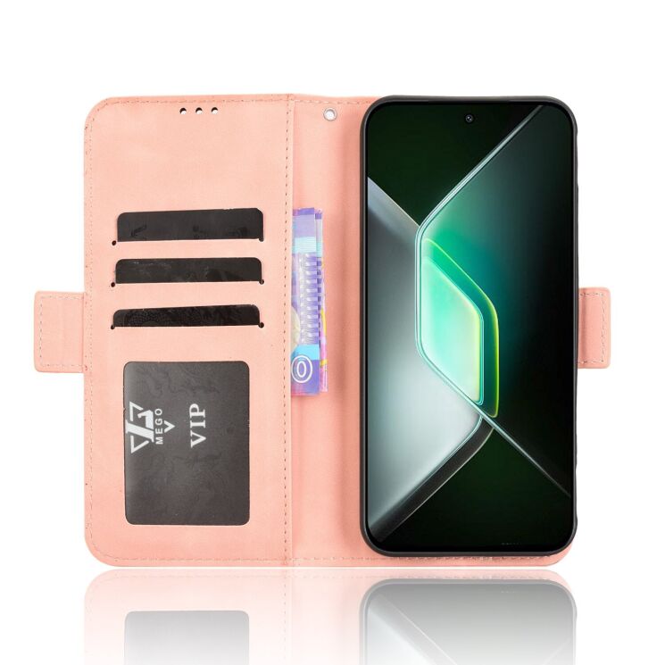 Чехол Deexe Wallet Stand для Infinix GT 30 Pro - Pink: фото 5 из 15