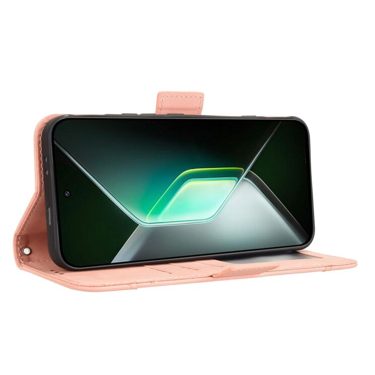Чехол Deexe Wallet Stand для Infinix GT 30 Pro - Pink: фото 6 из 15