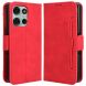 Чехол Deexe Wallet Stand для Motorola Moto G75 - Red (367834R). Фото 1 из 8