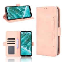 Чохол Deexe Wallet Stand для Nokia C30 - Pink: фото 1 з 13