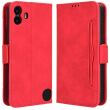Чехол Deexe Wallet Stand для Nothing CMF Phone 1 - Red (370913R)