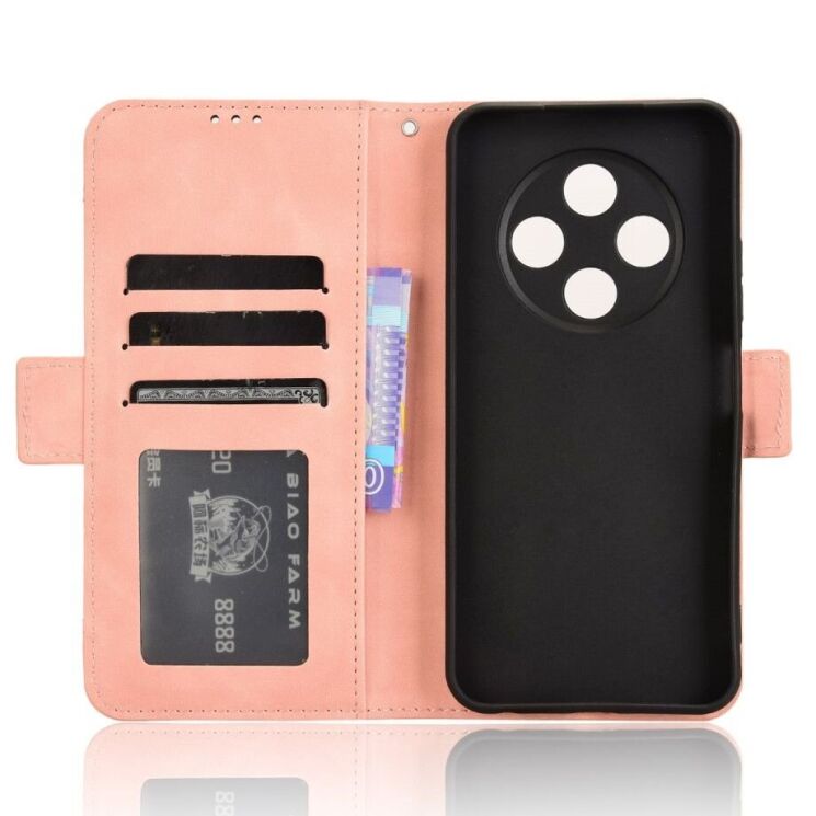 Чохол Deexe Wallet Stand для TECNO Spark 30C - Pink: фото 4 з 7