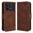 Чехол Deexe Wallet Stand для Xiaomi Poco X6 Pro - Brown (345807Z)