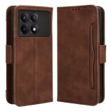 Чохол Deexe Wallet Stand для Xiaomi Poco X6 Pro - Brown (345807Z)