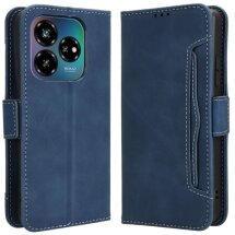 Чехол Deexe Wallet Stand для ZTE Nubia V60 Design - Blue: фото 1 из 8