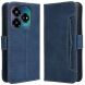 Чехол Deexe Wallet Stand для ZTE Nubia V60 Design - Blue (365001L). Фото 1 из 8