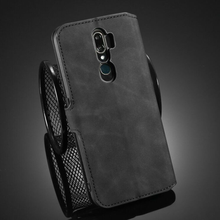 Чехол DG.MING Retro Style для OPPO A5 2020 / A9 2020 - Black: фото 9 из 10