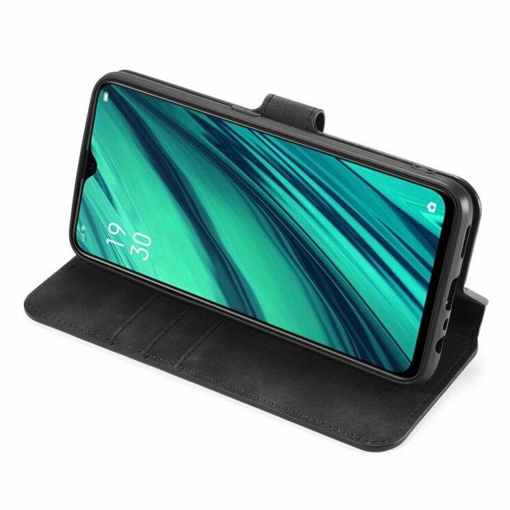 Чехол DG.MING Retro Style для OPPO A5 2020 / A9 2020 - Black: фото 6 из 10
