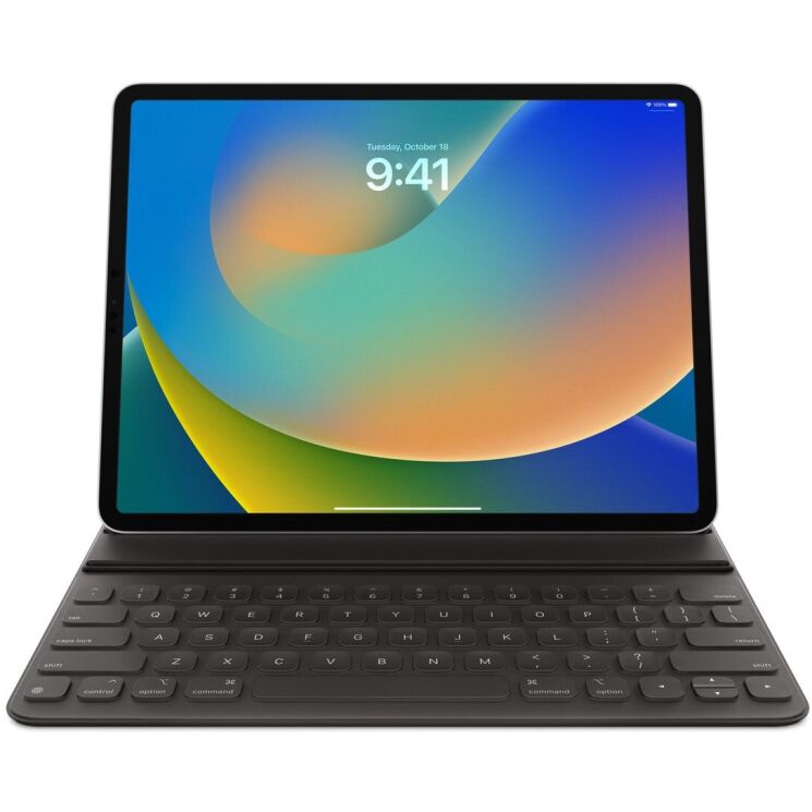 Чохол-клавіатура Smart Keyboard Folio для Apple iPad Pro 12.9 (2018/2020/2021/2022) MXNL2 - Black: фото 1 з 5