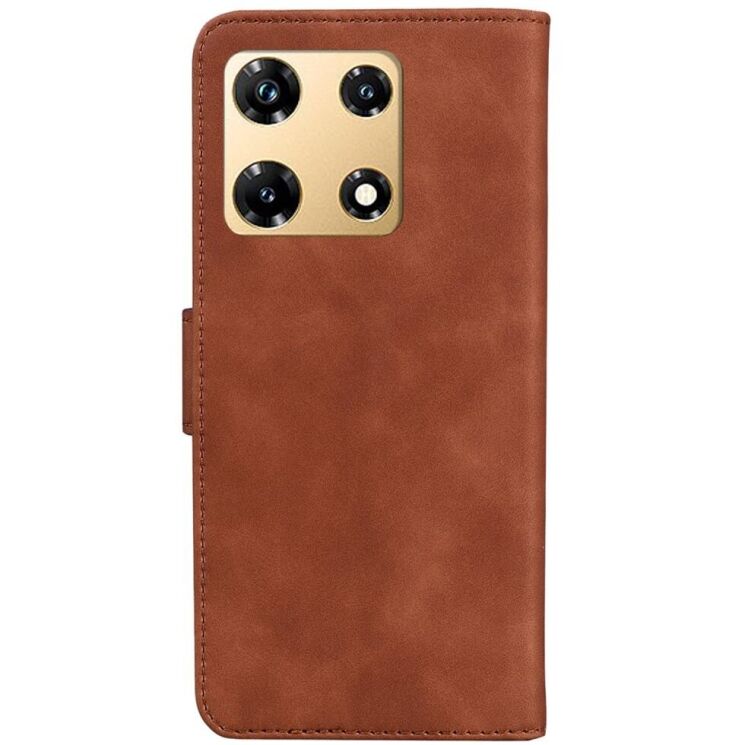 Чехол-книжка Deexe Butterfly Pattern для Infinix Note 30 Pro - Brown: фото 3 из 6