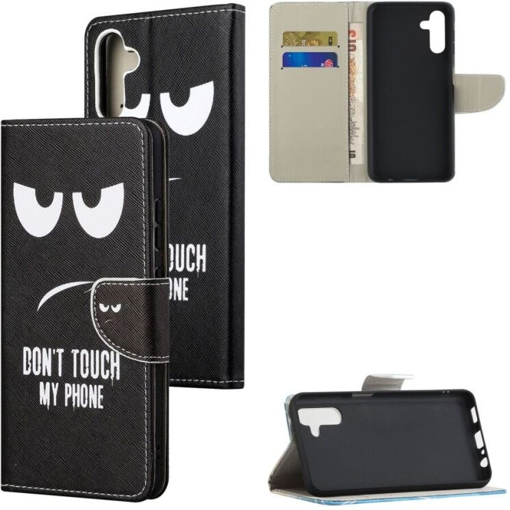 Чехол-книжка Deexe Color Wallet для Samsung Galaxy A04s (A047) / A13 5G (A136) - Don't Touch My Phone: фото 6 из 6