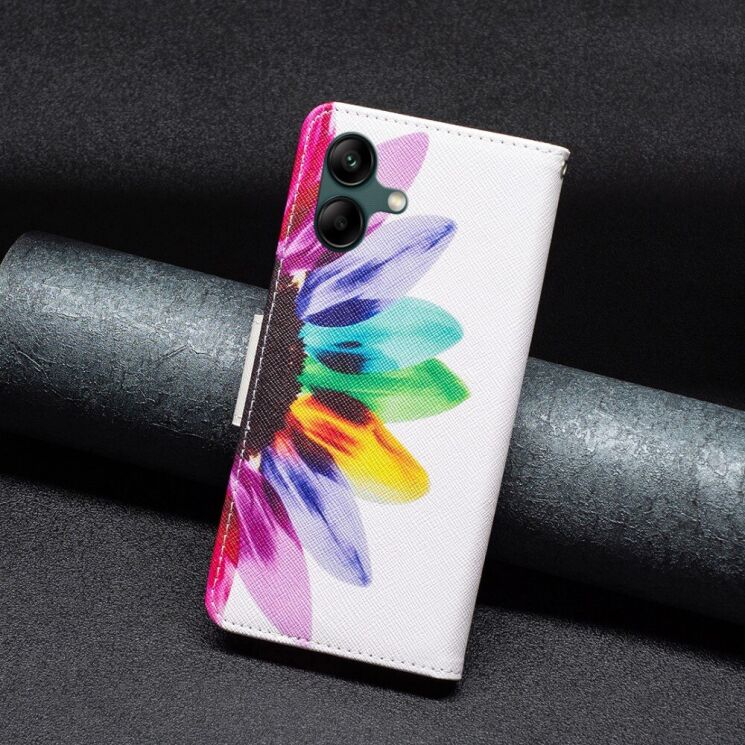 Чохол-книжка Deexe Color Wallet для Samsung Galaxy A05 (A055) - Sunflower: фото 6 з 8