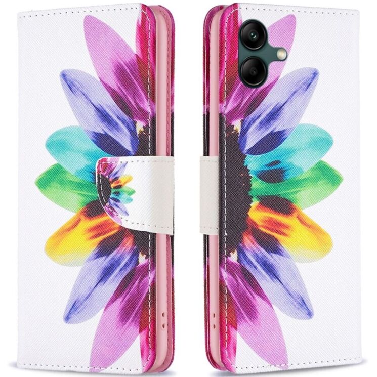 Чохол-книжка Deexe Color Wallet для Samsung Galaxy A05 (A055) - Sunflower: фото 1 з 8