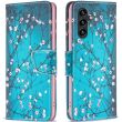 Чехол-книжка Deexe Color Wallet для Samsung Galaxy A05s (A057) - Plum Blossom (340306A)