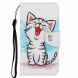 Чехол-книжка Deexe Color Wallet для Samsung Galaxy M11 (M115) - Happy Cat (255106B). Фото 1 из 5