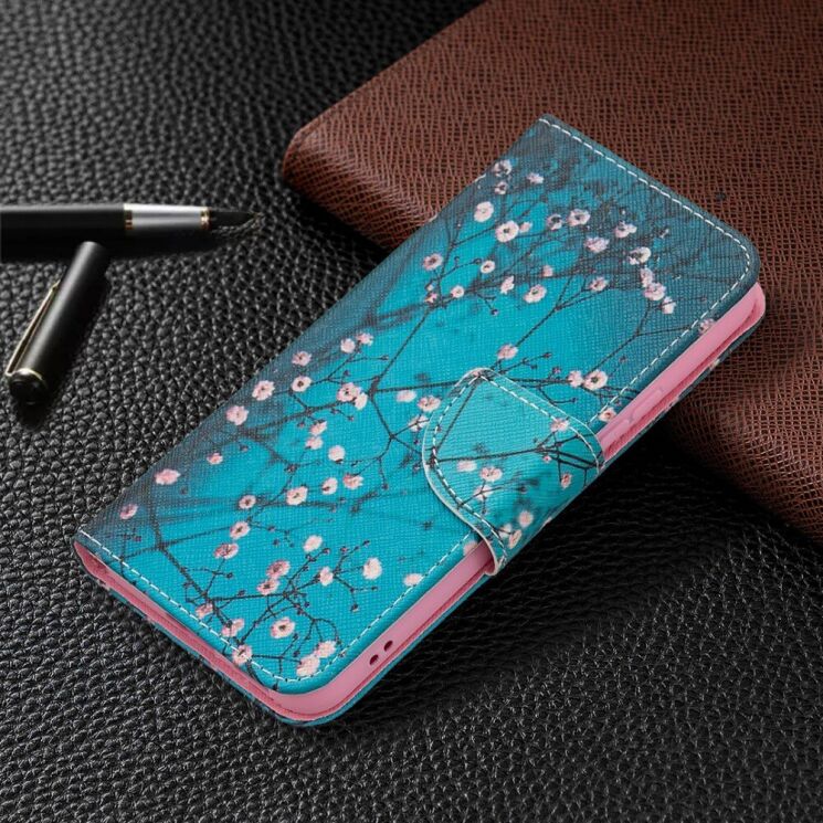 Чехол-книжка Deexe Color Wallet для Samsung Galaxy S22 (S901) - Plum Blossom: фото 4 из 8