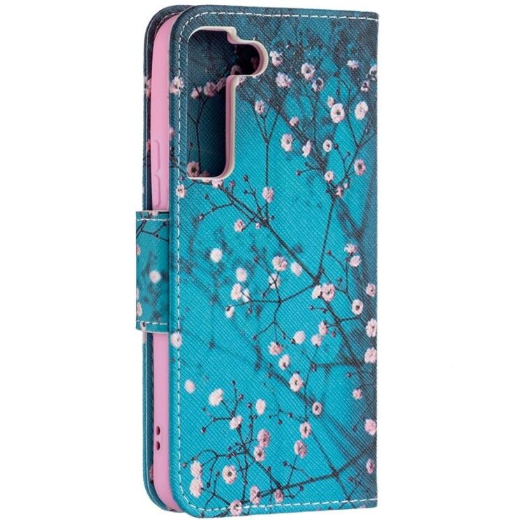 Чехол-книжка Deexe Color Wallet для Samsung Galaxy S22 (S901) - Plum Blossom: фото 3 из 8