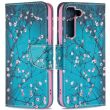 Чехол-книжка Deexe Color Wallet для Samsung Galaxy S22 (S901) - Plum Blossom (296354H)