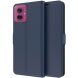 Чохол-книжка Deexe Faro Wallet для Motorola Moto G55 - Blue (366150L). Фото 1 з 7