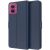 Чохол-книжка Deexe Faro Wallet для Motorola Moto G55 - Blue: фото 1 з 7