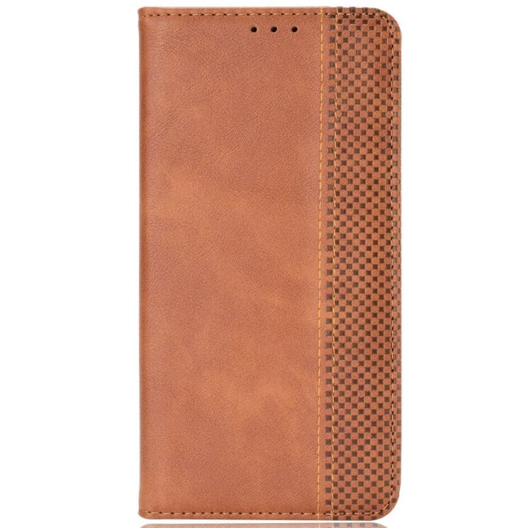 Чохол-книжка Deexe Retro Style для Google Pixel 11 / 11 Pro - Brown: фото 3 з 19