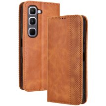 Чохол-книжка Deexe Retro Style для Infinix Hot 70 Pro - Brown: фото 1 з 18