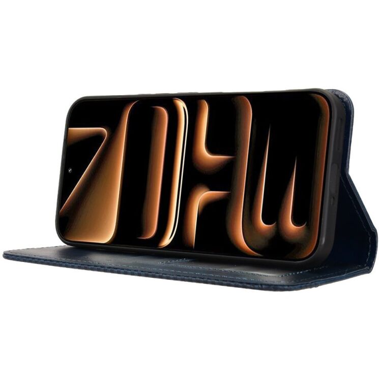 Чохол-книжка Deexe Retro Style для Infinix Note 60 / 60 Pro - Blue (409302L) Чохол-книжка Deexe Retro Style для Infinix Note 60 / 60 Pro - Blue: фото 5 з 18