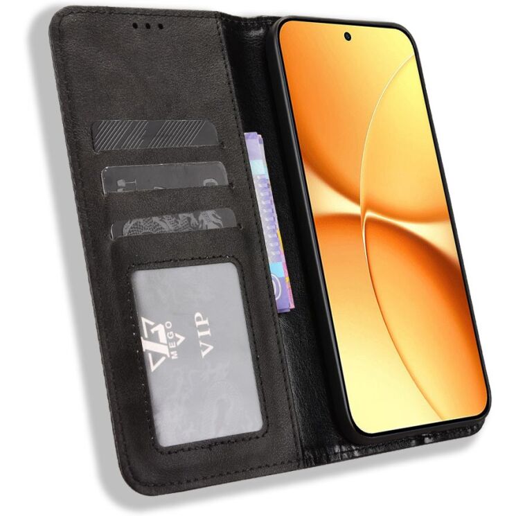 Чохол-книжка Deexe Retro Style для Xiaomi Poco X8 Pro Max - Black: фото 5 з 20