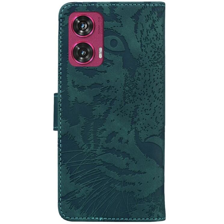 Чехол-книжка Deexe Tiger для Motorola Edge 50 Fusion - Green: фото 6 из 7