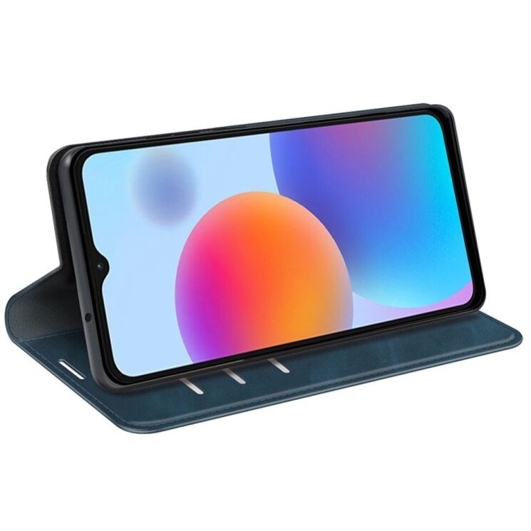 Чехол-книжка Deexe Wallet Case для ZTE Blade A52 - Blue: фото 5 из 13