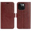 Чехол-книжка Deexe Wallet Style для Apple iPhone 15 - Brown (329503Z)