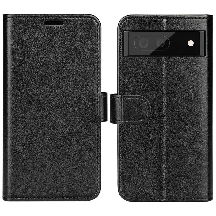 Чехол-книжка Deexe Wallet Style для Google Pixel 6a - Black: фото 1 из 11
