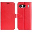 Класичний чохол-книжка Deexe Wallet Style для OnePlus Nord 4 - Red (382447R)