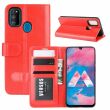 Чехол-книжка Deexe Wallet Style для Samsung Galaxy M30s (M307) / Galaxy M21 (M215) - Red (211219R)