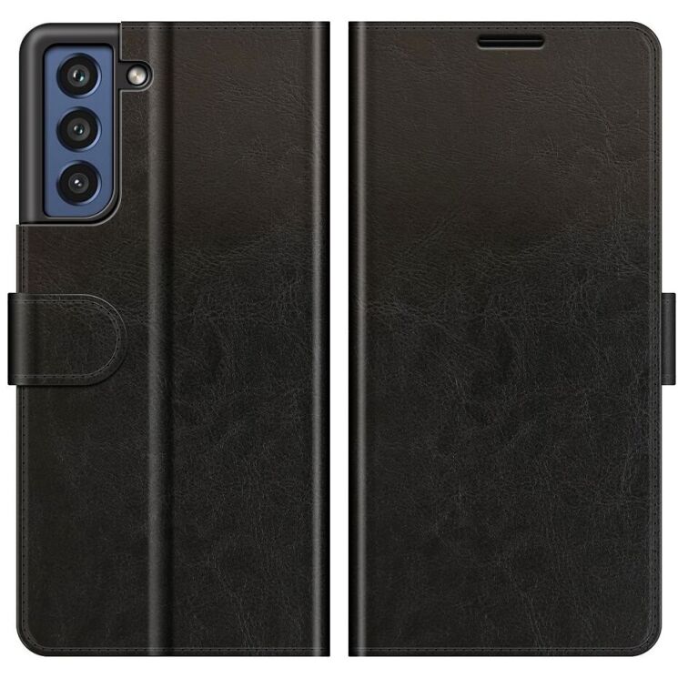 Чехол-книжка Deexe Wallet Style для Samsung Galaxy S21 FE (G990) - Black: фото 2 из 8