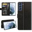 Чехол-книжка Deexe Wallet Style для Samsung Galaxy S21 FE (G990) - Black (230631B)