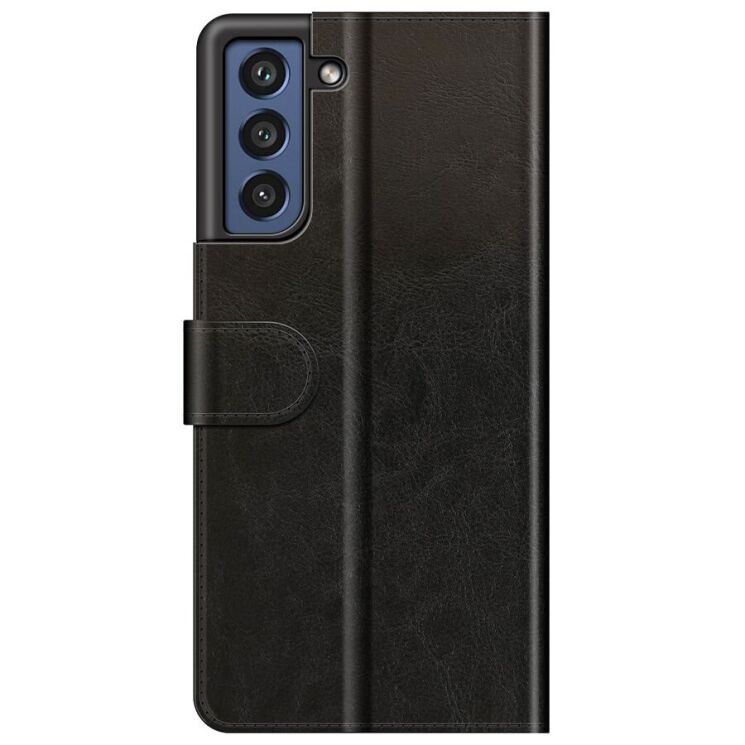 Чехол-книжка Deexe Wallet Style для Samsung Galaxy S21 FE (G990) - Black: фото 4 из 8