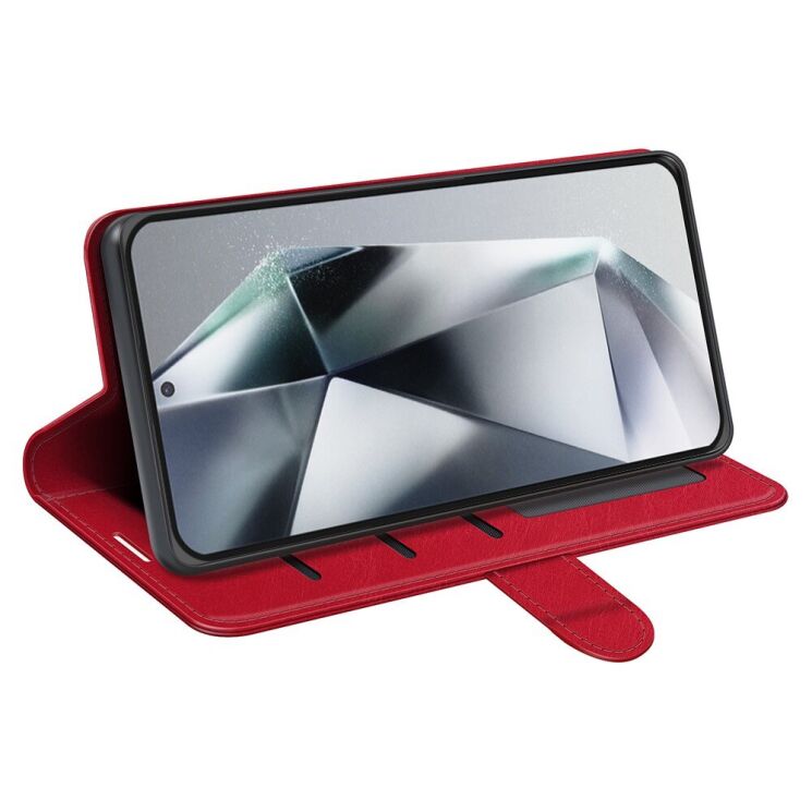 Чехол-книжка Deexe Wallet Style для Samsung Galaxy S25 Ultra (S938) - Red: фото 3 из 6