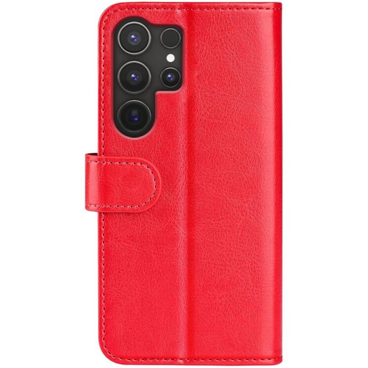 Чехол-книжка Deexe Wallet Style для Samsung Galaxy S25 Ultra (S938) - Red: фото 5 из 6