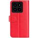 Чехол-книжка Deexe Wallet Style для Xiaomi 14 Pro - Red (342110R). Фото 5 из 7