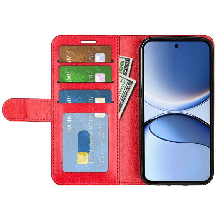 Чохол-книжка Deexe Wallet Style для Xiaomi Poco F7 - Red: фото 4 з 8