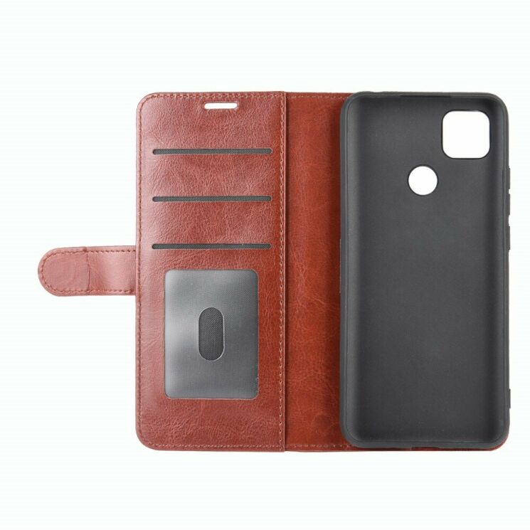 Чехол-книжка Deexe Wallet Style для Xiaomi Redmi 9C - Brown: фото 5 из 7