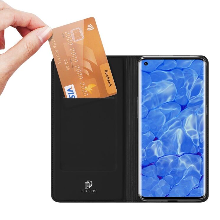 Чехол-книжка DUX DUCIS Skin Pro для OPPO Reno 6 Pro / 6 Pro Plus - Black: фото 6 из 14