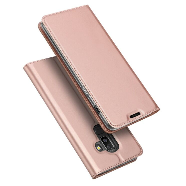 Чехол-книжка DUX DUCIS Skin Pro для Samsung Galaxy J8 2018 (J810) - Rose Gold: фото 1 из 9