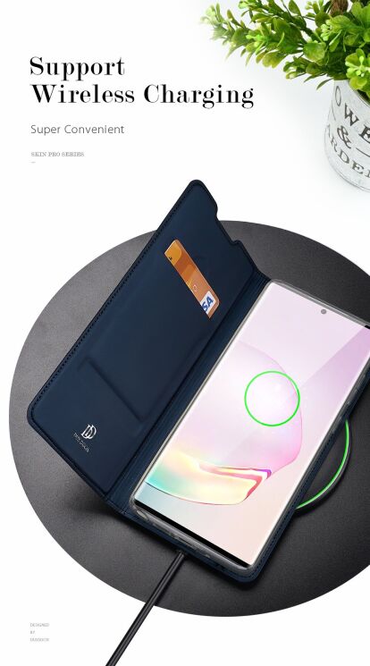 Чехол-книжка DUX DUCIS Skin Pro для Samsung Galaxy Note 20 (N980) - Gold: фото 11 из 21