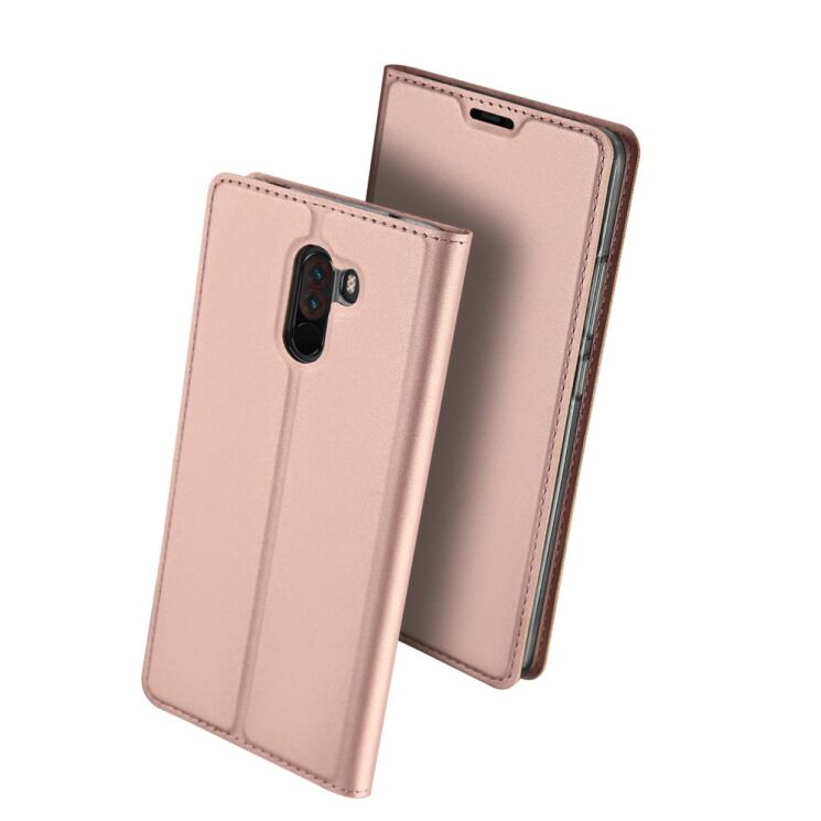 Чехол-книжка DUX DUCIS Skin Pro для Xiaomi Pocophone F1 - Rose Gold: фото 2 из 14