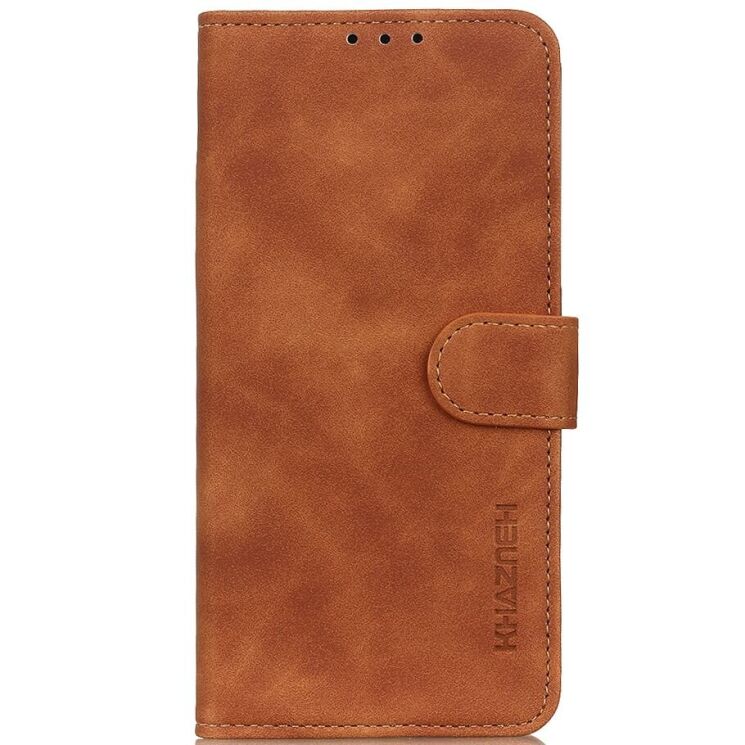 Чехол-книжка KHAZNEH Retro Wallet для Motorola Moto G56 - Brown: фото 5 из 7