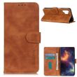 Чехол-книжка KHAZNEH Retro Wallet для Samsung Galaxy A32 - Brown (273005Z)