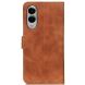 Чехол-книжка KHAZNEH Retro Wallet для Samsung Galaxy S25 Edge (S937) - Brown (377502Z). Фото 5 из 8